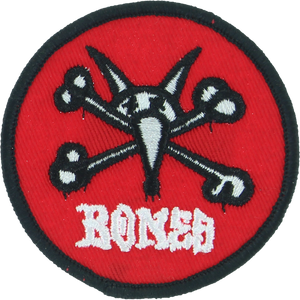 Powell Peralta Vato Rat Patch Red 2.5"