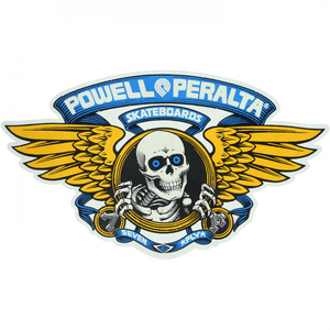 Powell Peralta Winged Ripper Die-Cut 12" Blue Ramp Decal