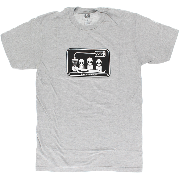 Alien Workshop Abduction T-Shirt - Size: Small Heather Grey