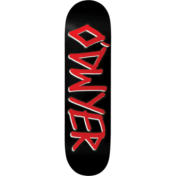 Deathwish O‚àö√áDeathwishyer Gang Name Skateboard Deck -8.5 Black/Red DECK ONLY