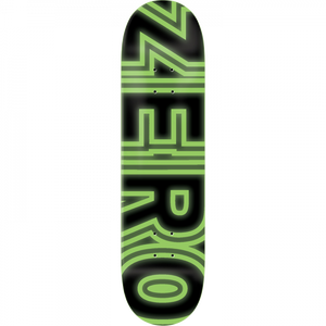 Zero Bold Gitd Skateboard Deck -8.25 Black/Glow DECK ONLY