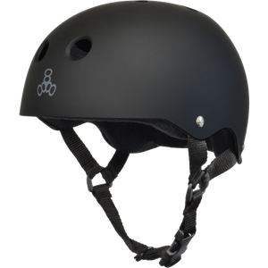 Triple 8 Helmet Black Rubber/Black