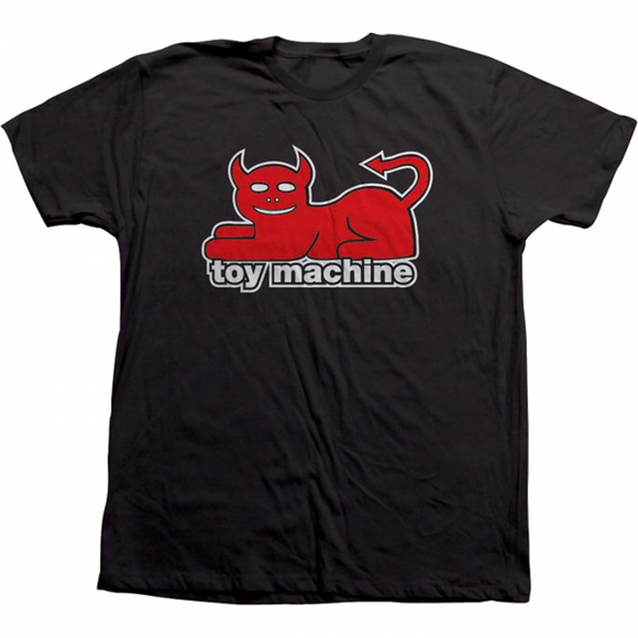 Toy Machine Devil Cat Youth T-Shirt - Black