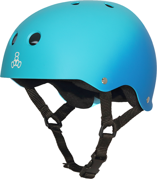 Triple 8 Helmet Fade Rubber Blue/Turq