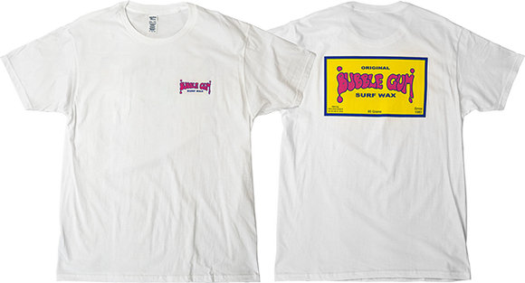 Bubble Gum Original Logo T-Shirt - Size: X-LARGE White