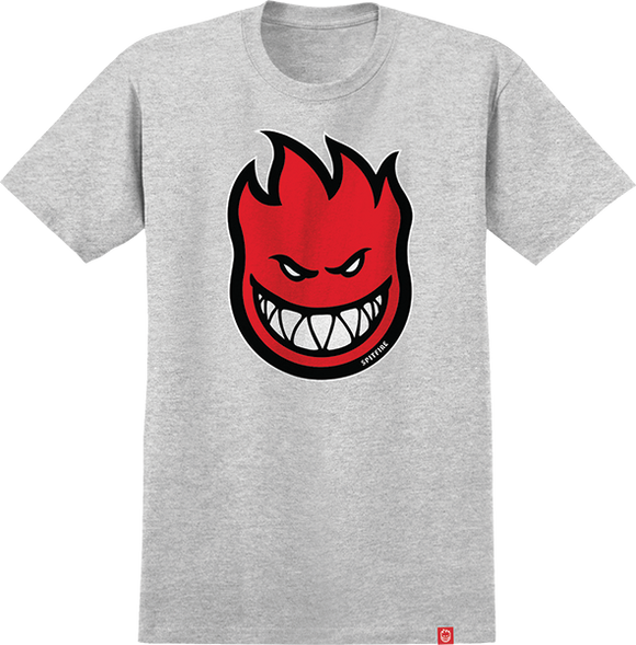 Spitfire Bighead Fill T-Shirt - Size: X-LARGE Ash/Red/Black/White