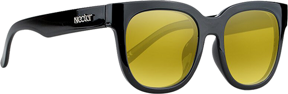 Nectar Bloom Polarized Black/Gold Sunglasses