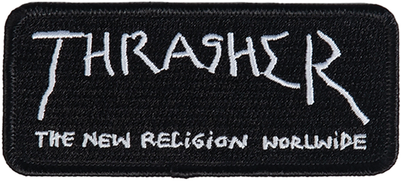 Thrasher New Religion Patch Black