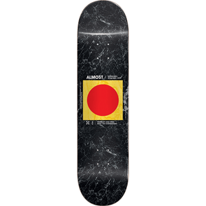 Almost Minimalist Skateboard Deck -8.25 Black R7 DECK ONLY