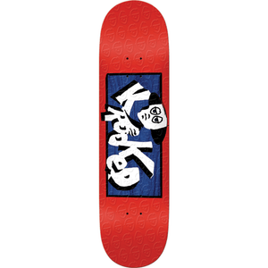 Krooked Incognito Embossed Skateboard Deck -8.38 DECK ONLY