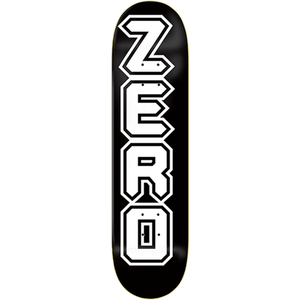 Zero Metal 98 Skateboard Deck -8.25 Black/White DECK ONLY