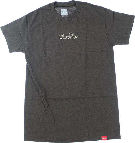 Chocolate 94 Script T-Shirt - Size: Medium Dark Chocolate