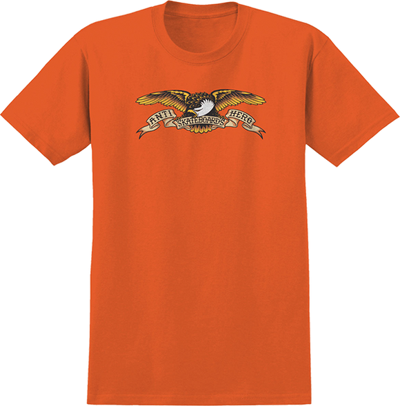 Antihero Eagle Youth T-Shirt - Orange