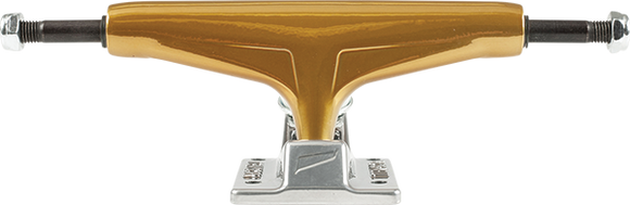 Tensor Reg Mag-Light 5.25 Glossy Gold/Silver Skateboard Trucks (Set of 2)