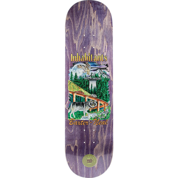 Habitat Baxter Neal Inhabitants Skateboard Deck -8.5 DECK ONLY