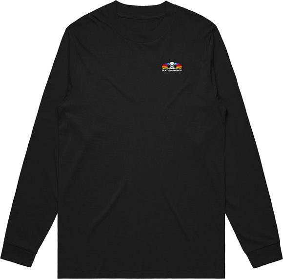 Alien Workshop Spectrum Embroidered Long Sleeve Shirt MEDIUM Black