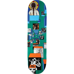 Opera Wood Dimensional Skateboard Deck -8.25 DECK ONLY