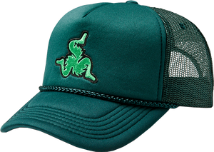 Call Me Bear Legs Trucker Skate HAT - Adjustable Aqua 