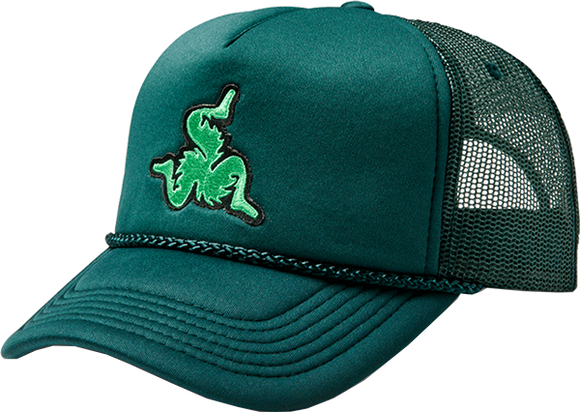 Call Me Bear Legs Trucker Skate HAT - Adjustable Aqua 