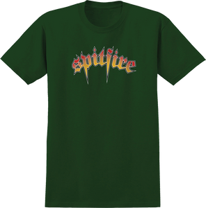 Spitfire Venom Script T-Shirt - Forest Green