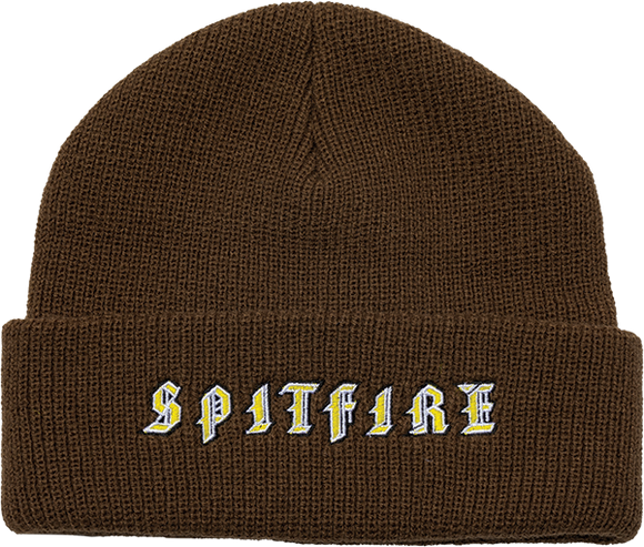 Spitfire Old E Cuff BEANIE Brown