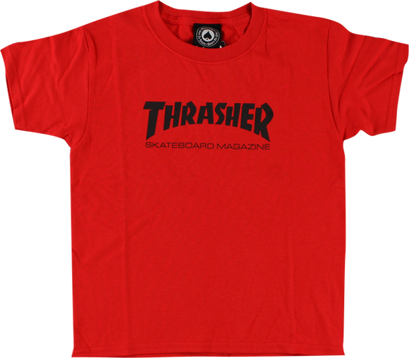 Thrasher Mag Logo Youth T-Shirt - Red