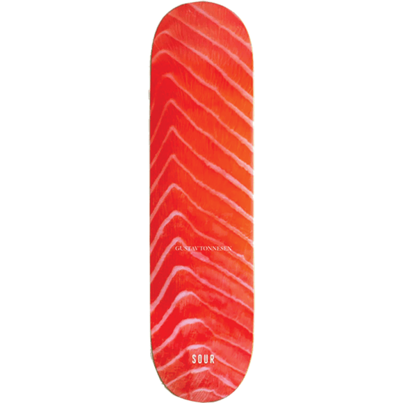 Sour Tonnesen Norwegian Salmon Skateboard Deck -8.0 DECK ONLY