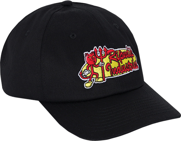 Rip N Dip Industries 6p Skate HAT - Adjustable Black 