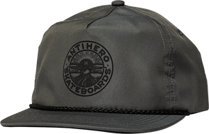 Antihero Stay Ready Skate HAT - Adjustable Dk.Charcoal 