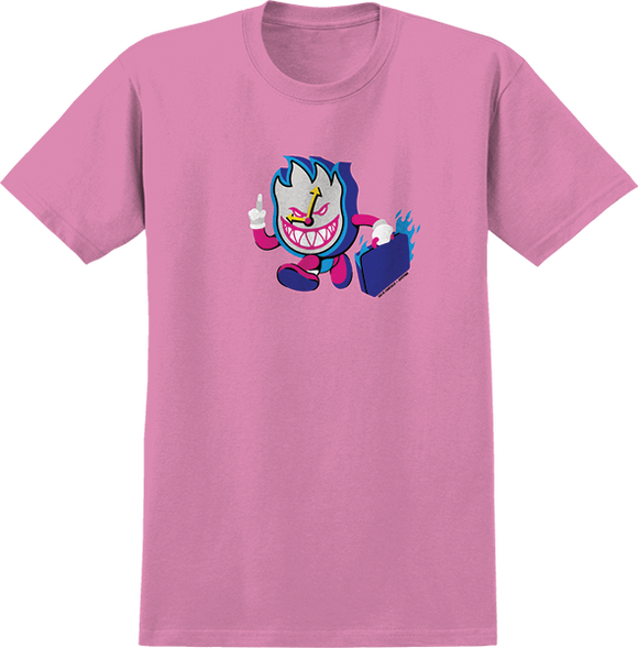 Spitfire Sci-Fi Burning Time T-Shirt - Size: Medium Azalea Pink