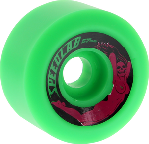 Speedlab Bombshells 57mm 99a Green Skateboard Wheels (Set of 4)