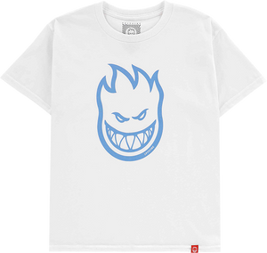 Spitfire Bighead Youth T-Shirt - White/Lt.Blue