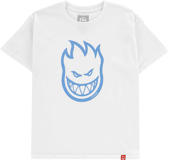 Spitfire Bighead Youth T-Shirt - White/Lt.Blue