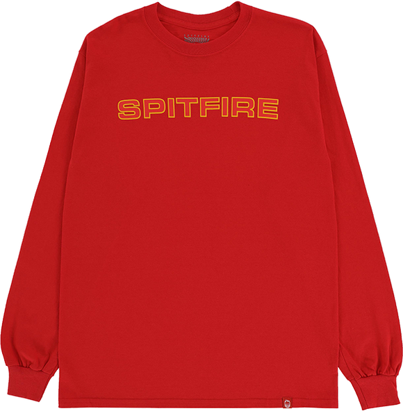 Spitfire Classic 87 Ls Size: MEDIUM Red/Gold/Red