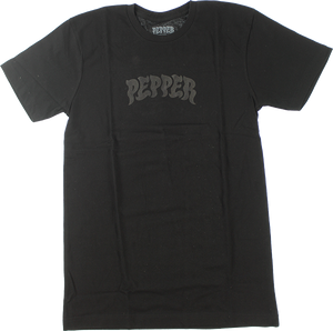 Pepper Logo T-Shirt - Size: Medium Black