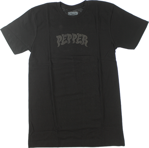 Pepper Logo T-Shirt - Size: Medium Black