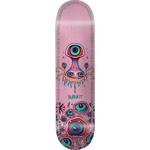 Burnkit Champ Skateboard Deck -8.25 Pink DECK ONLY