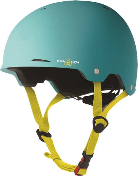 Triple 8 Gotham Helmet Baja Teal Rubber Cpsc/Astm