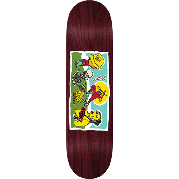 Krooked Anderson Bone Skateboard Deck -8.38 DECK ONLY