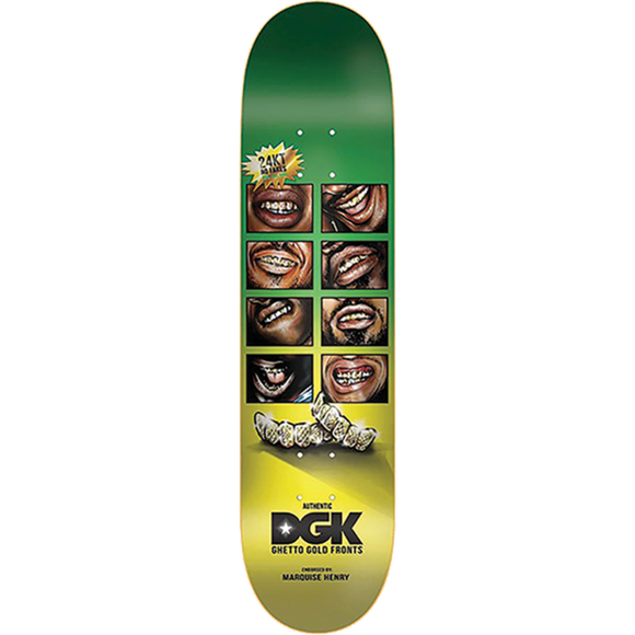 DGK Henry Grillz Skateboard Deck -8.1 DECK ONLY