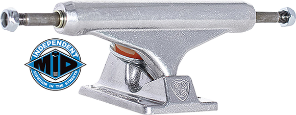 Independent Mid 139mm Silver Truck Skateboard Trucks (Set of 2)