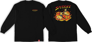 Spitfire Hell Hounds II Long Sleeve Shirt X-LARGE Black/Multi