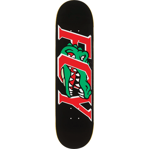 Deathwish Foy Gator Black/Red Twin Skateboard Deck -8.25 DECK ONLY