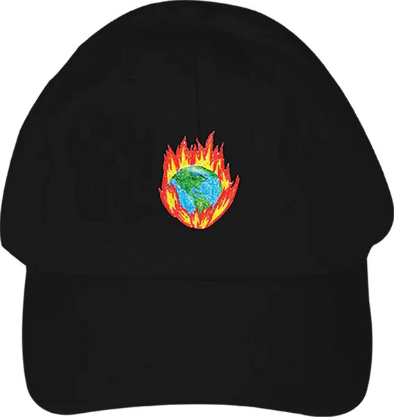 Sour In Flames Skate HAT - Adjustable Black 