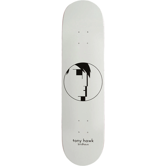 Birdhouse Hawk Entries White Skateboard Deck -8.0 DECK ONLY