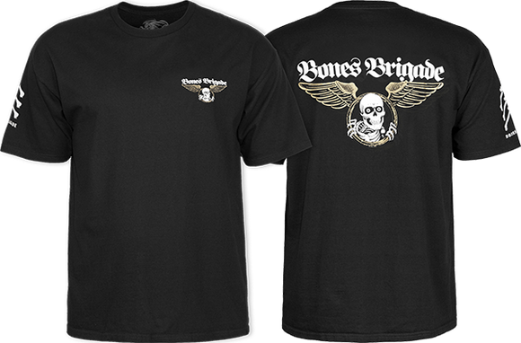 Bones Wheels Brigade An Autobiography T-Shirt - Size: LARGE Black