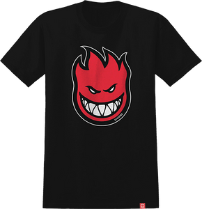 Spitfire Bighead Fill Youth T-Shirt - Black/Red Fill