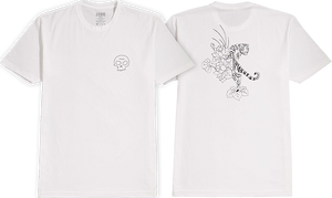 Zero Tiger Lotus T-Shirt - Size: Medium White