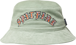 Spitfire Old E Arch Bucket Skate HAT - Grey/Red 