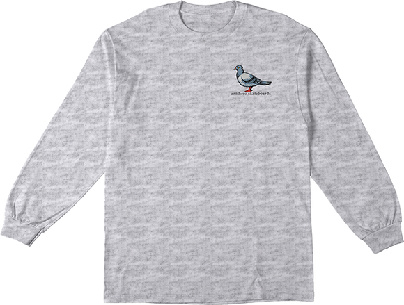 Antihero Lil Pigeon Ls Size: SMALL Ash Grey